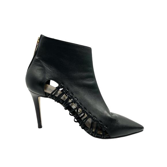 Tamara Mellon Womens Leather Braided Dom Pointed Toe Ankle Booties Size 38 - Picture 8 of 12